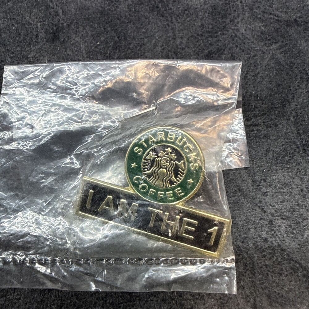 Starbucks Coffee I AM The 1  Lapel Hat Pin - Picture 5 of 5